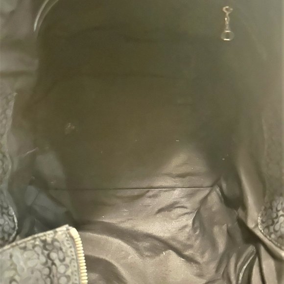 Coach Signature Canvas Black Diaper Bag/Carryall Ex-Large - Picture 8 of 8